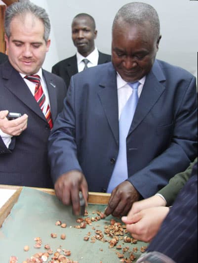 Gilbert Bukenya, Fındık Bahçelerini Gezdi
