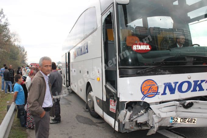 TEM 'de Kaza: 2 Ölü 1 Yaralı