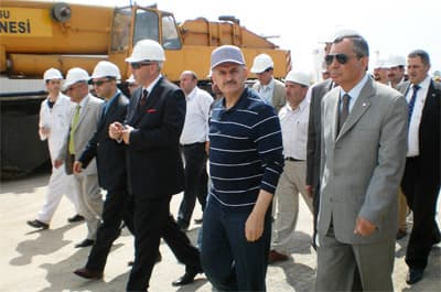 Ulaştırma Bakanı Binali Yıldım' ın Gezisinden Kesitler