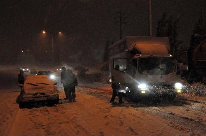 Kar, Yenikent'i bu hale getirdi!
