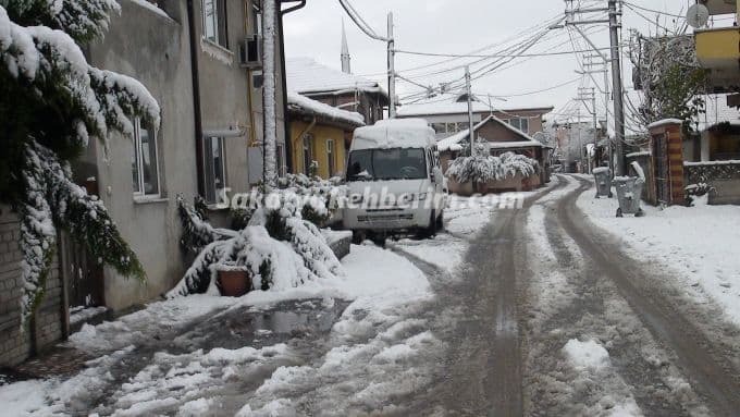 Kar, Yenikent'i bu hale getirdi!