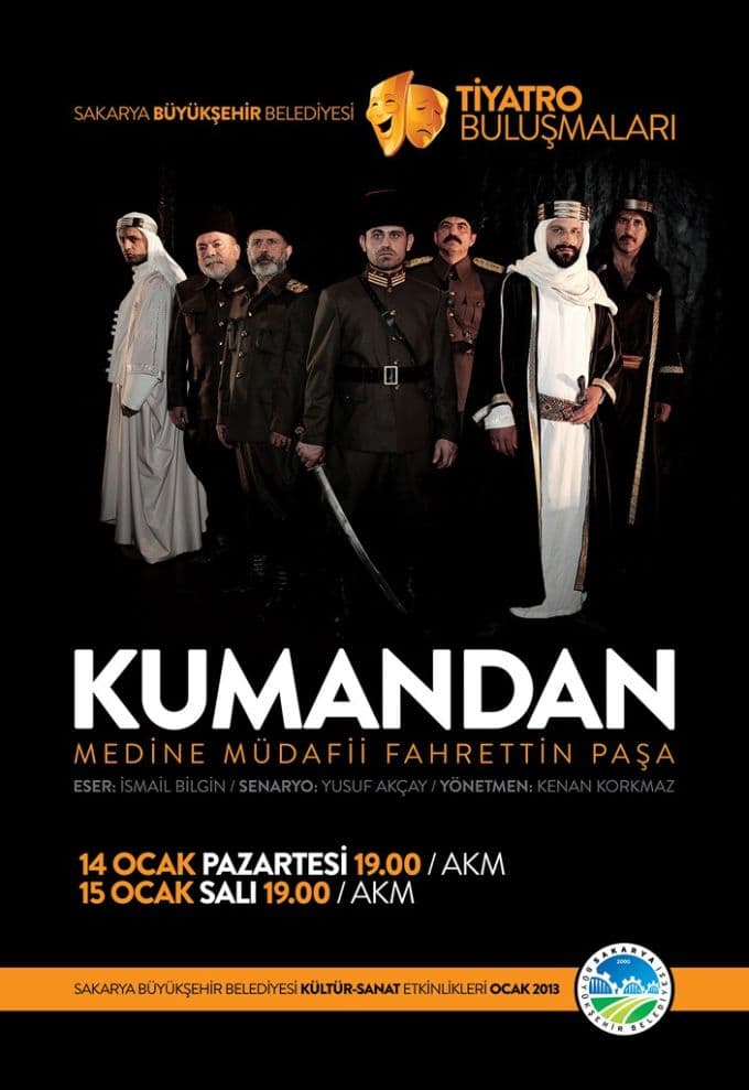 "Kumandan" oyunu Sakarya seyircisiyle buluşacak