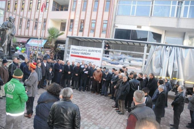 Karasu'dan Suriye'ye insani yardım!