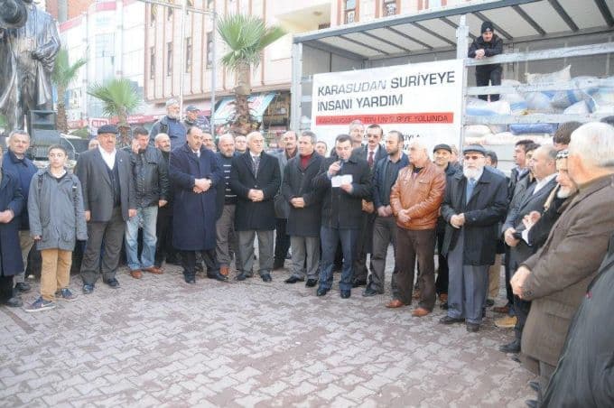 Karasu'dan Suriye'ye insani yardım!