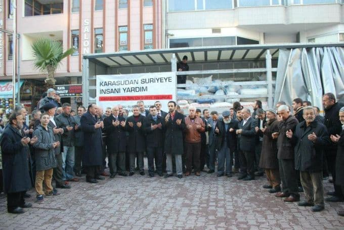 Karasu'dan Suriye'ye insani yardım!