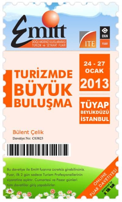<div><font face="arial, helvetica, sans-serif" size="3"><strong>D&uuml;nyanın 5. b&uuml;y&uuml;k fuarı</strong></font></div><div><font face="arial, helvetica, sans-serif" size="3"><strong><br /></strong></font></div><div><font face="arial, helvetica, sans-serif" size="2">D&uuml;nyada ve T&uuml;rkiye&rsquo;de turizmde &ouml;ne &ccedil;ıkmak isteyen beldeler, kalkınma ajansları, turizm firmaları ve sekt&ouml;r profesyonelleri her yıl EMITT Fuarı&lsquo;nda d&uuml;zenli olarak boy g&ouml;steriyor. 2013 yılında &ccedil;ok daha geniş katılımla yeni bir rekora imza atmaya hazırlanan EMITT Fuarı&rsquo;na 2012 yılında d&uuml;nyanın 62 &uuml;lkesi ve T&uuml;rkiye&rsquo;nin 150 şehir ve turizm beldesinden katılım ger&ccedil;ekleşmiş, 60.500 m2 fuar alanını 4.500 uluslararası katılımcı, 57.000 profesyonel ve 71.000 tatilci ziyaret etmişti. 2011 yılına kıyasla toplam ziyaret&ccedil;i sayısında y&uuml;zde 12 oranında artış ger&ccedil;ekleşmişti.</font></div>