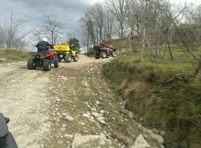 Kuzuluk esnafı ATV turunda