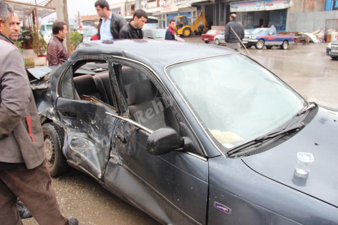 Modern Sanayi'de trafik kazası!