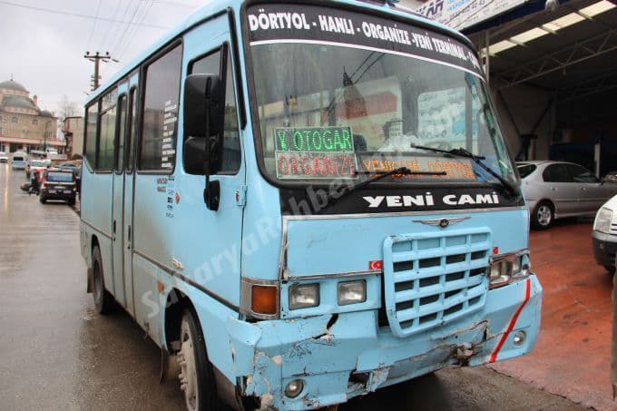 Modern Sanayi'de trafik kazası!