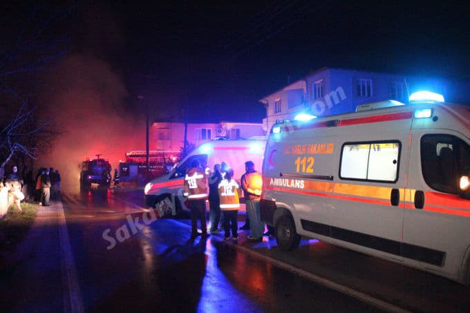 Akyazı'da büyük yangın!