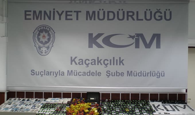Kaçak telefon operasyonu