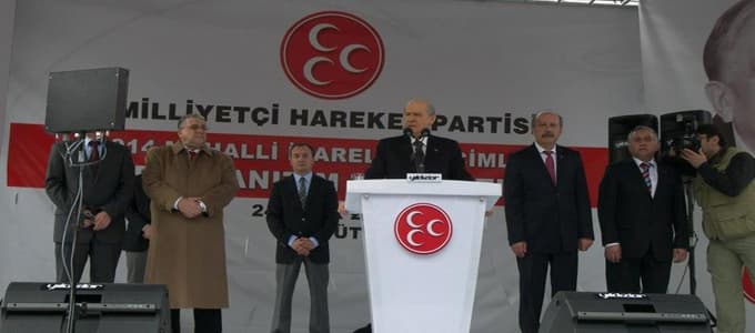 MHP Sakarya Teşkilatları mitinge katıldı