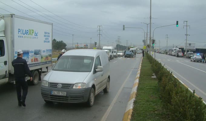 Karaman Yolu'nda trafik kazası