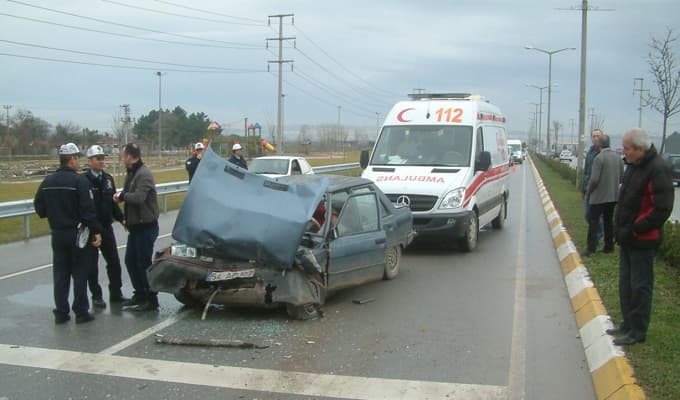 Karaman Yolu'nda trafik kazası
