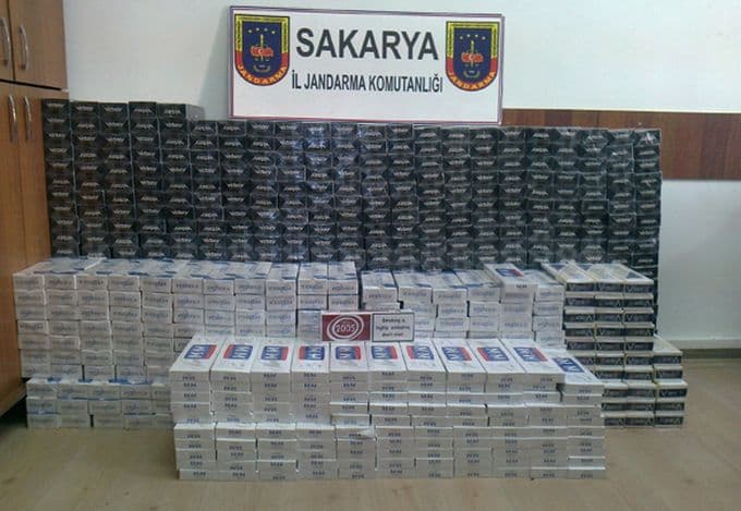 Yolcu otobüsünde kaçak sigara!