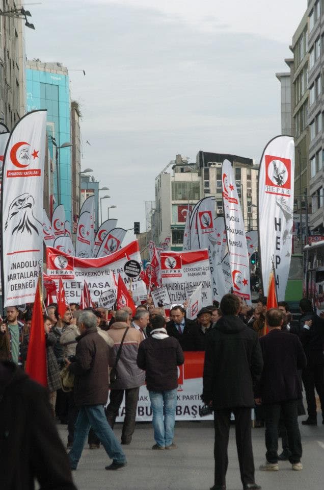 Sakaryalılar da HEPAR'ın İstanbul mitingine katıldı