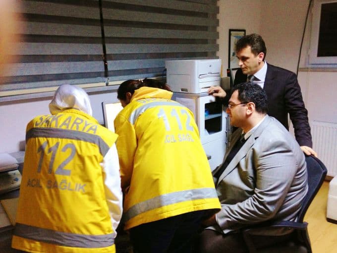 İl Sağlık Müdürü  Akyazı 112'yi ziyaret etti