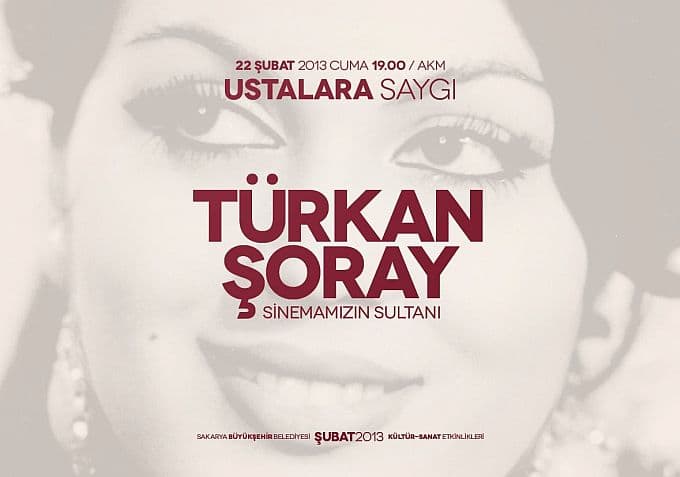 Türkan Şoray'a saygı gecesi düzenlenecek