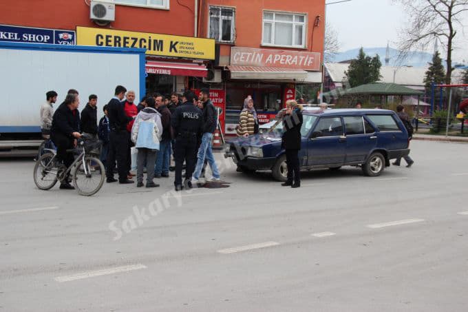 Motosiklet kaza yaptı sonra da ortadan kayboldu