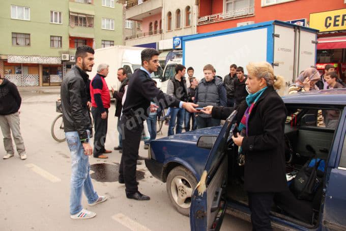 Motosiklet kaza yaptı sonra da ortadan kayboldu