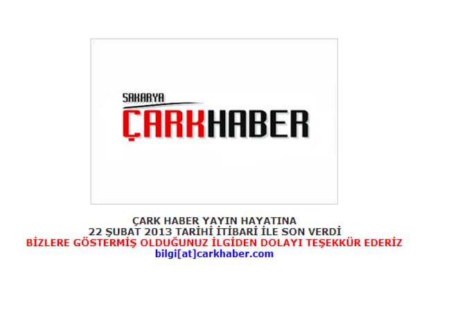 Çark Haber yayın hayatını sonlandırdı