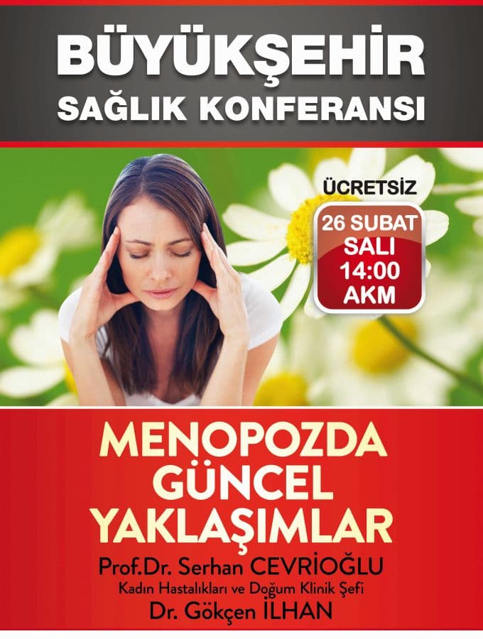 AKM'de menopoz konferansı