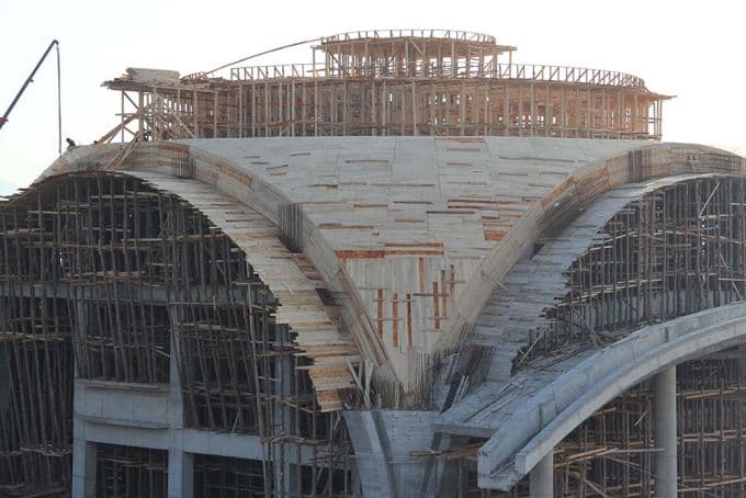 Türkiye'nin en büyük kubbeli camileri arasına girecek