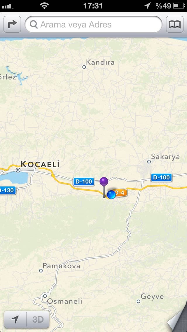 Iphone Sapanca Gölü'nü unuttu
