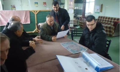 Müfettişler köylerde denetim yaptı