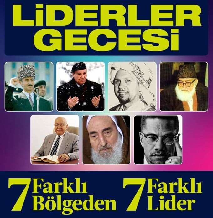 7 bölgeden, 7 lider anlatılacak