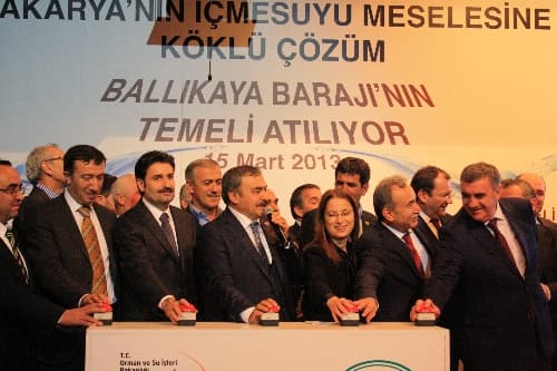 71 Milyonluk barajın temeli atıldı