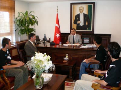 Vali Atak, SAİTEM Üyesi Öğrencileri Ağırladı