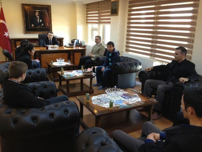 Kaymakam'dan öğrencilere YGS morali
