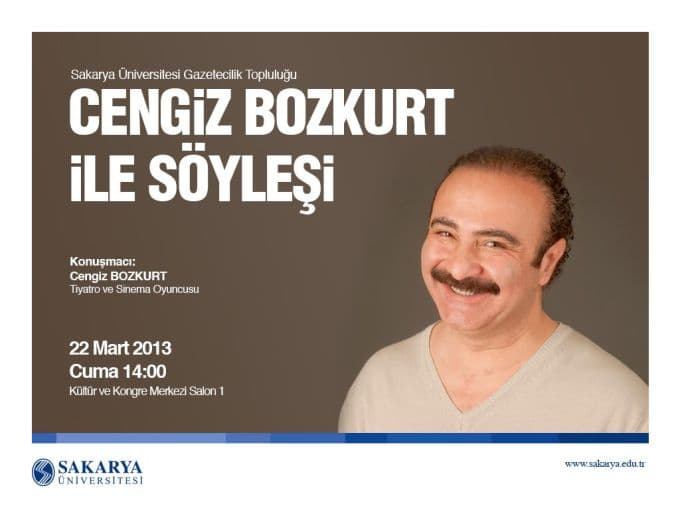 'Erdal Bakkal' SAÜ'ye geliyor