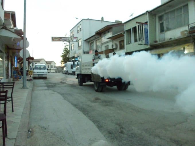 Taraklı'da sivrisineklere karşı önlem