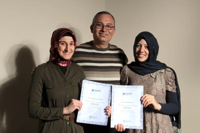 Kursu bitirdiler, yarışmada dereceye girdiler