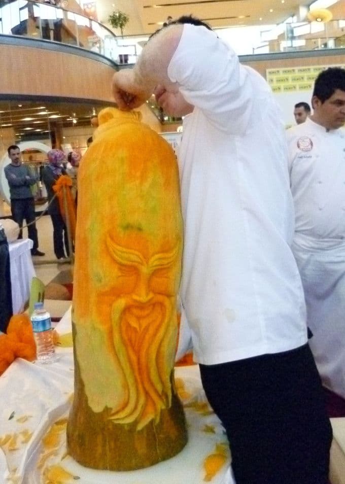 Bal kabağını sanata dönüştürdüler!