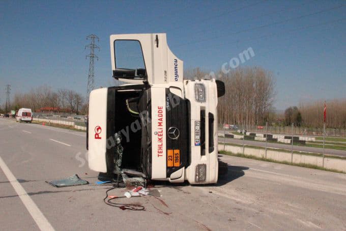 LPG yüklü tankerin altında ezilerek can verdi!