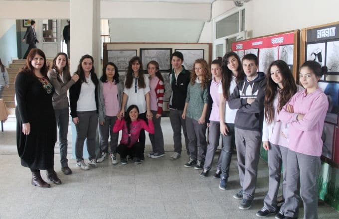 Liseli öğrencilerden görsel şölen