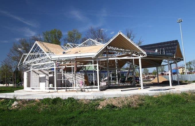 Kentpark'a yeni kafeterya yapılıyor