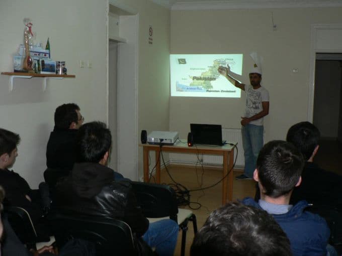 Pakistanlı öğrenci Sakarya'da ülkesini anlattı