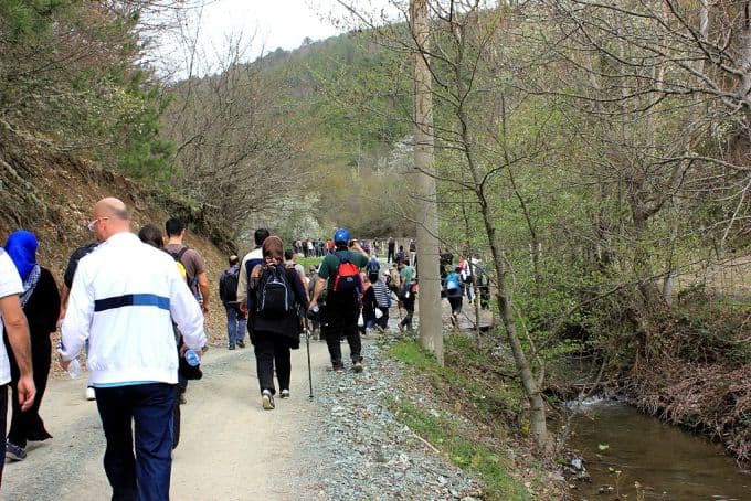 Ercova Yaylası'nda 15 kilometre yürüdüler
