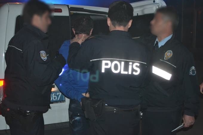 Polisten kaçayım derken kaza yaptı