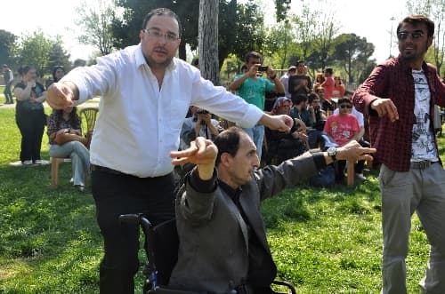Kent Park'ta engelliler için şenlik