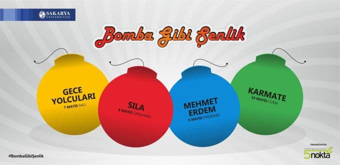 SAÜ'deki şenliklere bu sene dışardan katılım yok