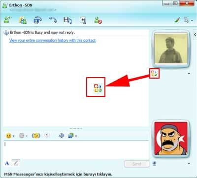 <p><font face="verdana,geneva" size="2"><strong>Windows Live Messenger 9 Beta'dan alınan g&ouml;r&uuml;nt&uuml;.</strong><br /></font></p>