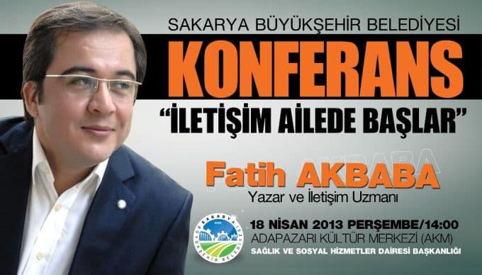 Yazar Akbaba, ailede iletişimi anlatacak