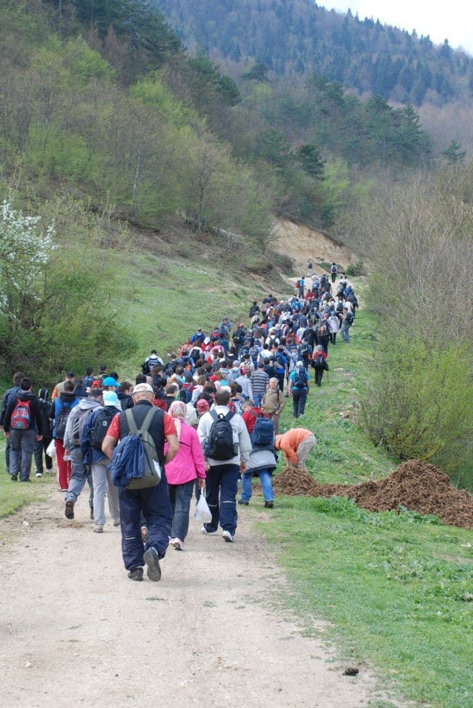 Doğa yürüyüşlerine halkın ilgisi büyük