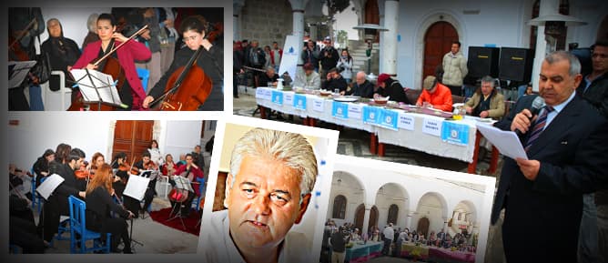 Cami avlusundaki konsere bir tepki daha