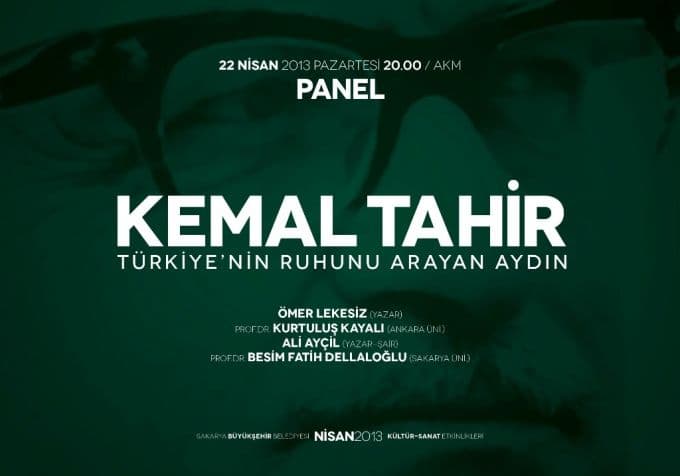 Kültür sanat günlerinde Kemal Tahir konuşulacak